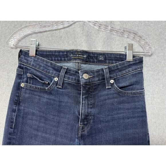 Lucky Brand Hayden Skinny Jeans Women's 4/27 Mid Rise Blue Denim Stretch - Picture 6 of 6